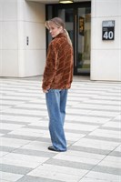 Дубленка - бомбер в цвете горчицы 835070 - фото 5495